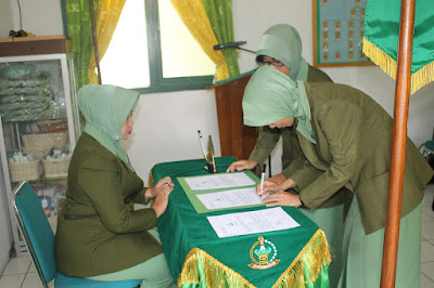 KETUA PERSIT KCK CAB XLVI KODIM SRAGEN : PEDOMANI PROGRAM KERJA DAN TERUS BERINOVASI