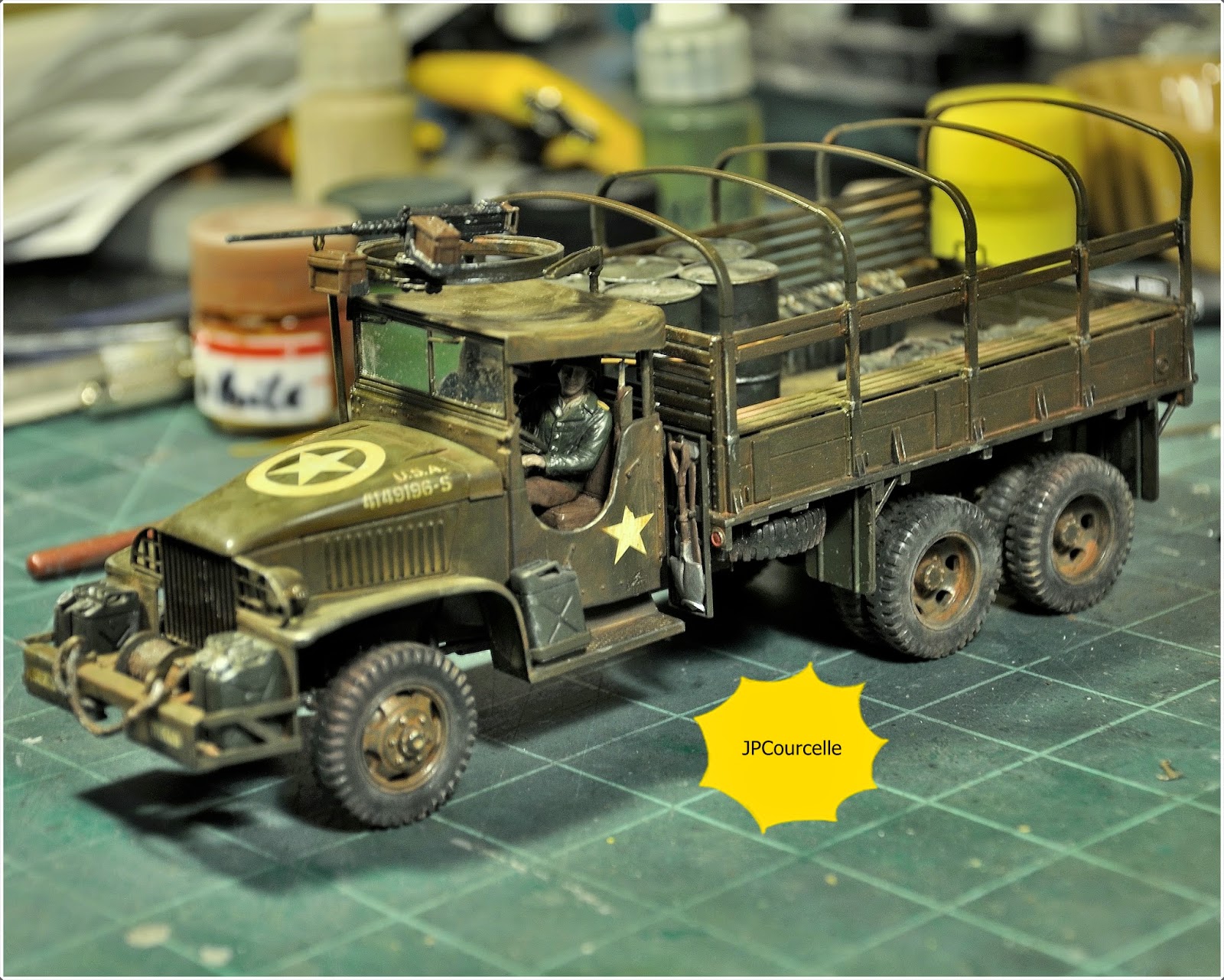 Camion GMC CCKW 353 Verem Solido 1:50 – 2ème DB, Avec Tonne à Eau, Neuf