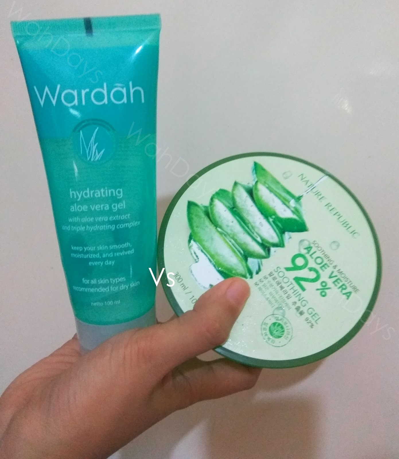 REVIEW PEMAKAIAN NATURE REPUBLIC ALOE VERA 92 SOOTHING GEL DAN