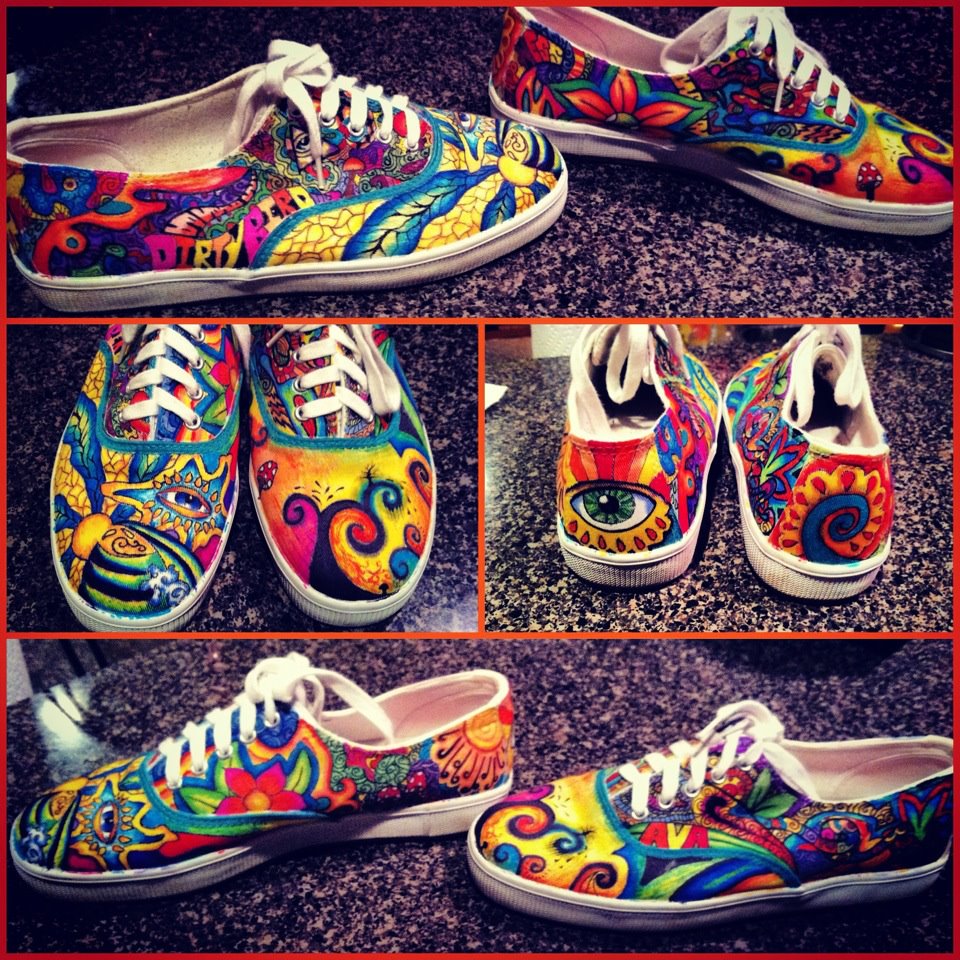 psychedelic shoes nike