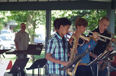 A student ensemble performance at the Kincardine Summer Music Festival's Jazz Camp