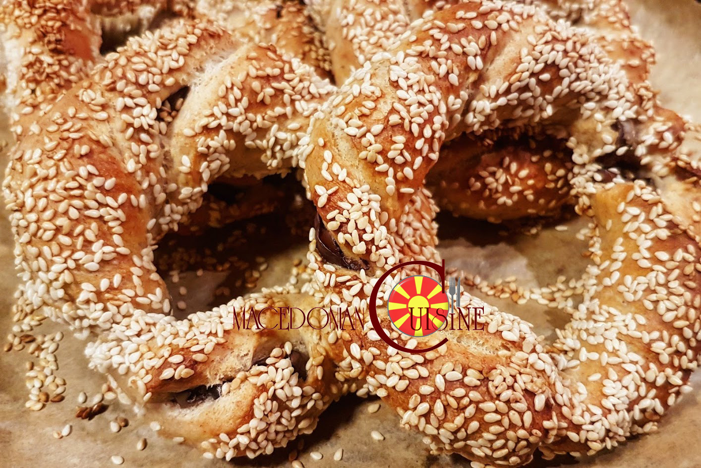 SIMIT BAGELS WITH OLIVES (VAREN GJEVREK SO MASLINKI) Macedonian Cuisine