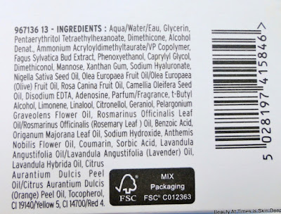 The Body Shop Oils of Life Sleeping Cream ingredients