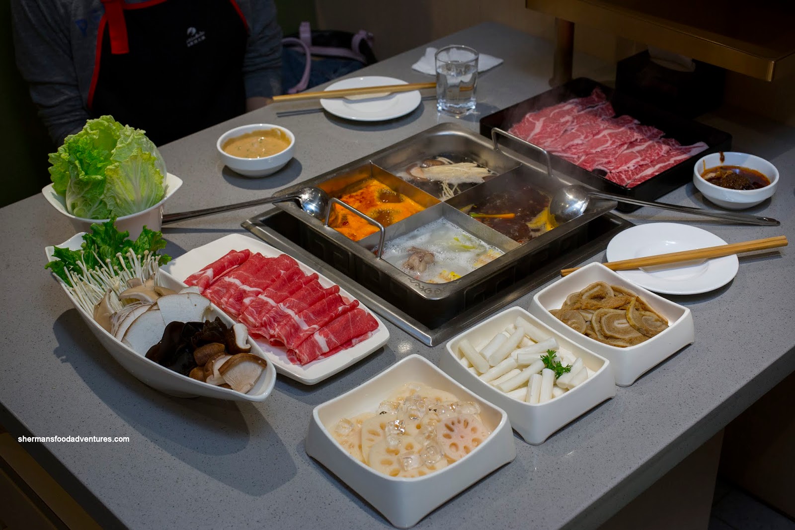 Sherman's Food Adventures HaiDiLao Hot Pot