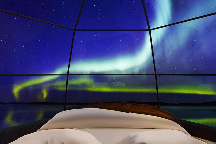 Tourists Can See The Northern Lights While Spending The Night In Luxury Glass Igloos