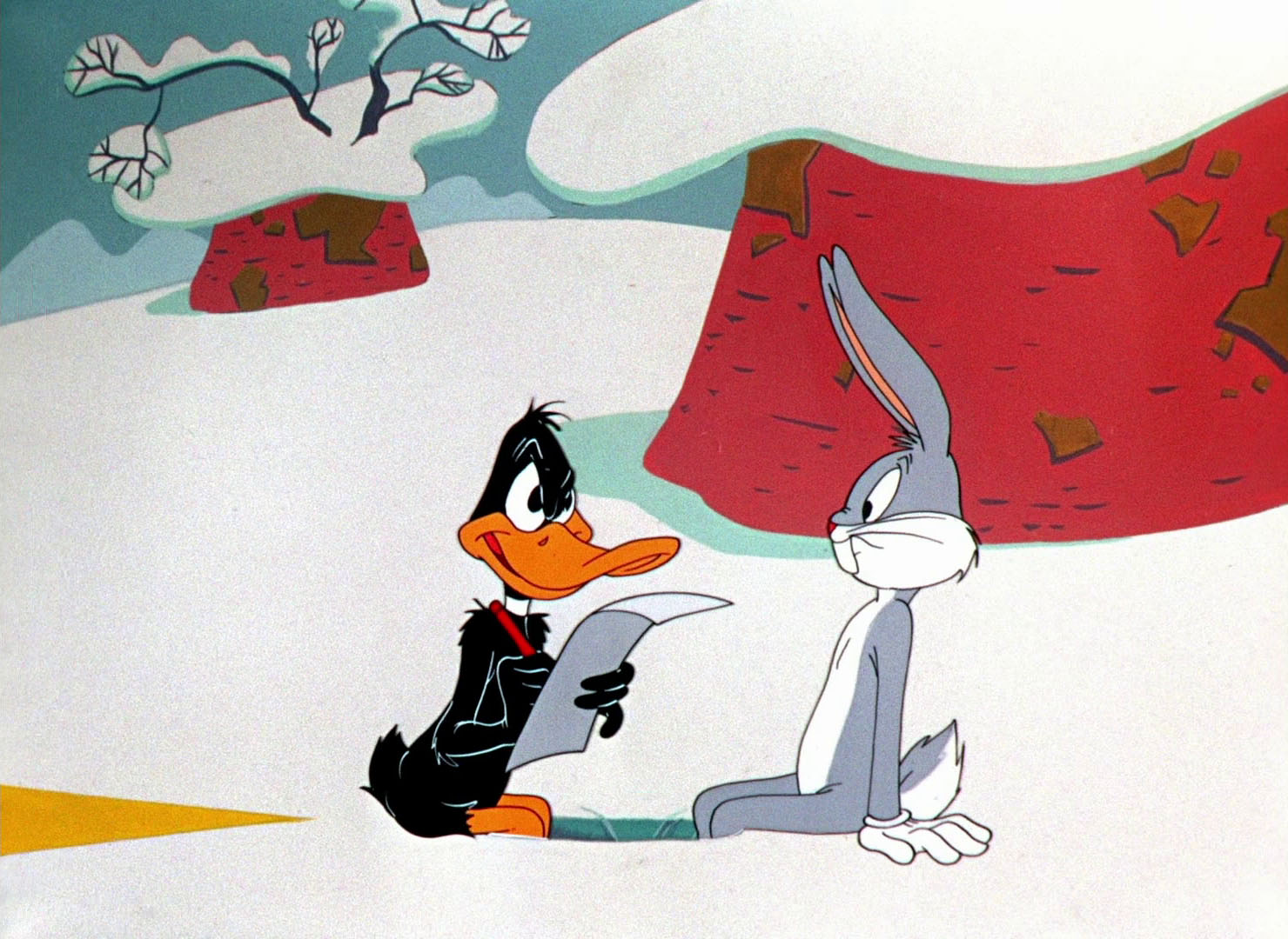 Duck! Rabbit, Duck! - cartoon characters