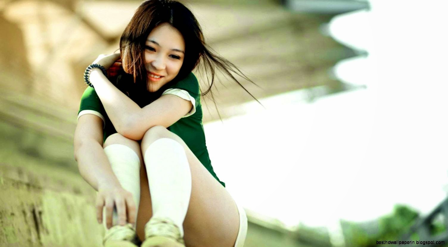 HD Beautiful Smile Asian Girl Wallpaper   Free HD Desktop