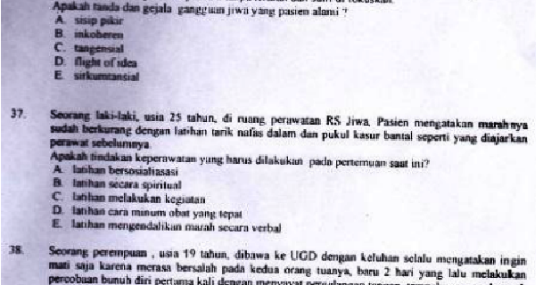 Contoh Soal Tes Masuk Kerja Di Rumah Sakit Seputaran Rumah