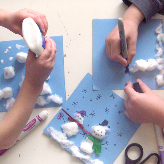 Yay, I Made It! Cotton Ball Snow Activities