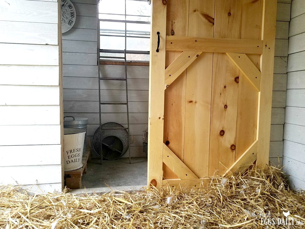 How (and Why) to Install a Sliding Barn Door in your Chicken Coop