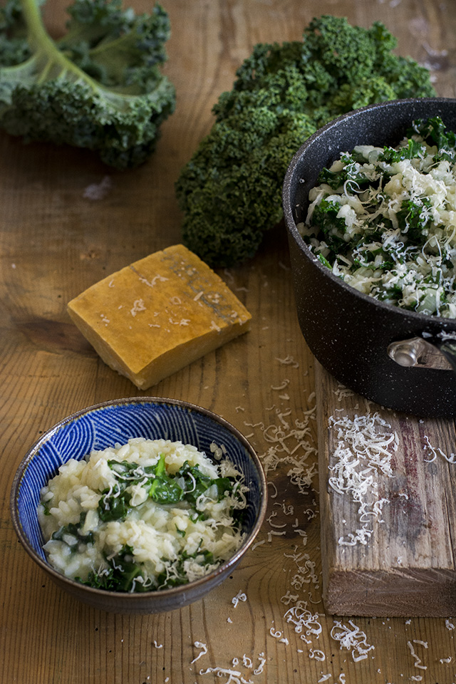 Contigo en la playa! RISOTTO DE KALE