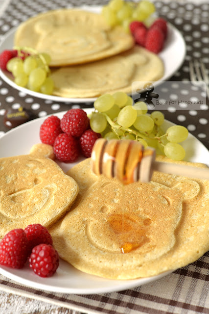 perfect basic pancakes made with butter vanilla and low sugar