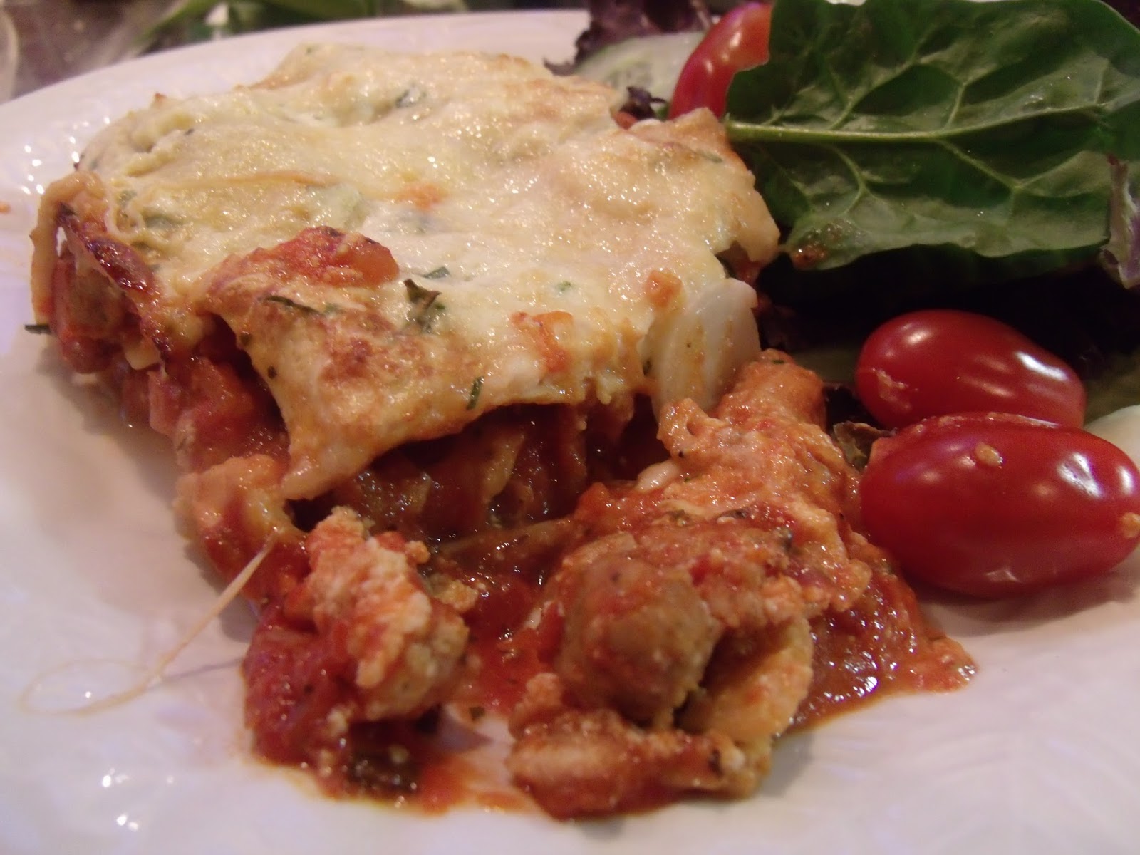 Lola and Finn's mum Not quite Barefoot Contessa Lasagne with Chicken