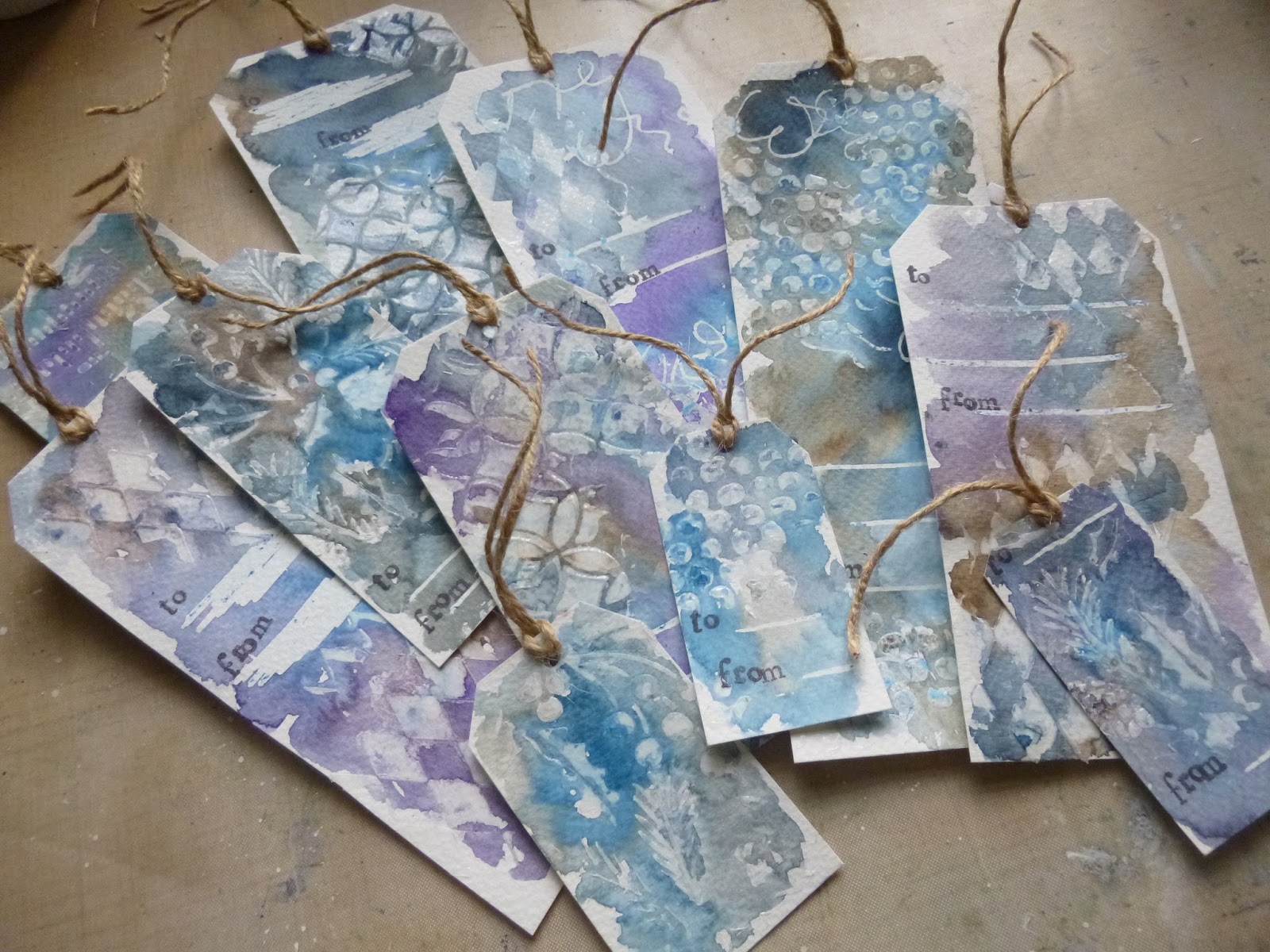 Words and Pictures: Gift Tag Games