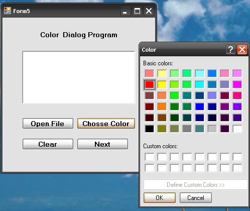 AspDotNet-rajesh: ColorDialog with RichtextBox in Win Forms
