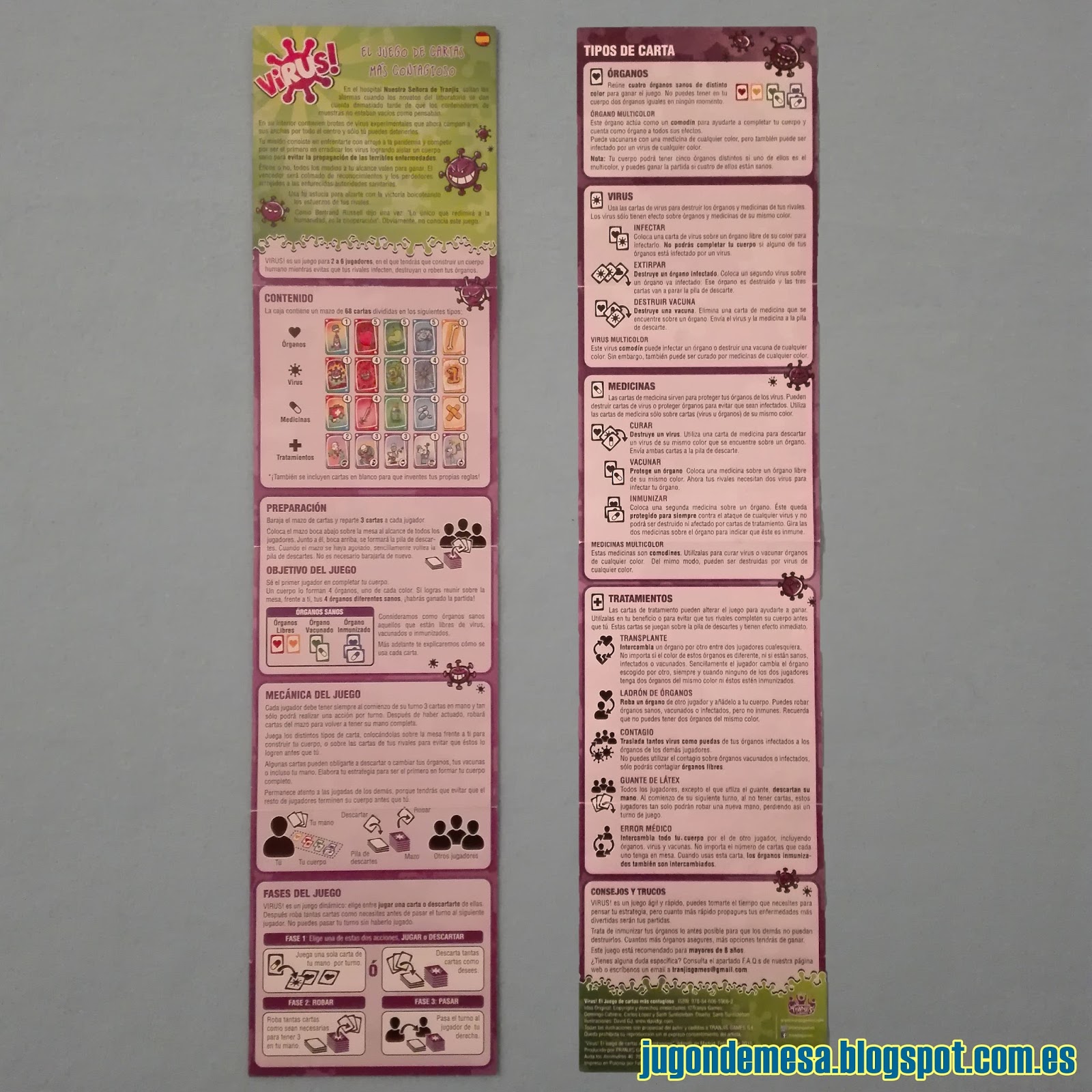 dos juego de cartas instrucciones