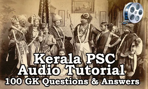 100 General Knowledge Questions in Malayalam for Kerala PSC 
