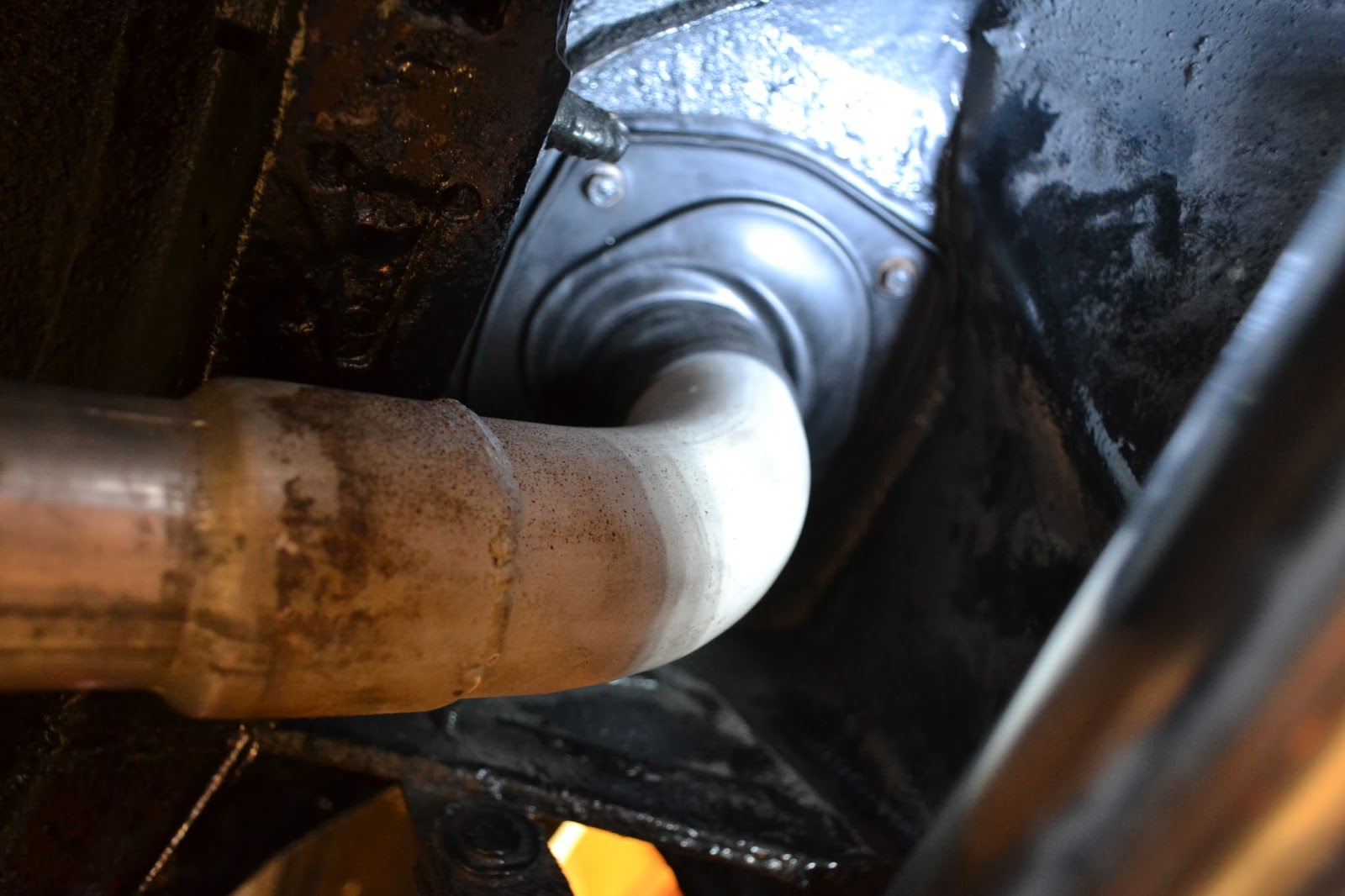 Fox Body Mustang Restoration Installing the Body to Filler Tube seal