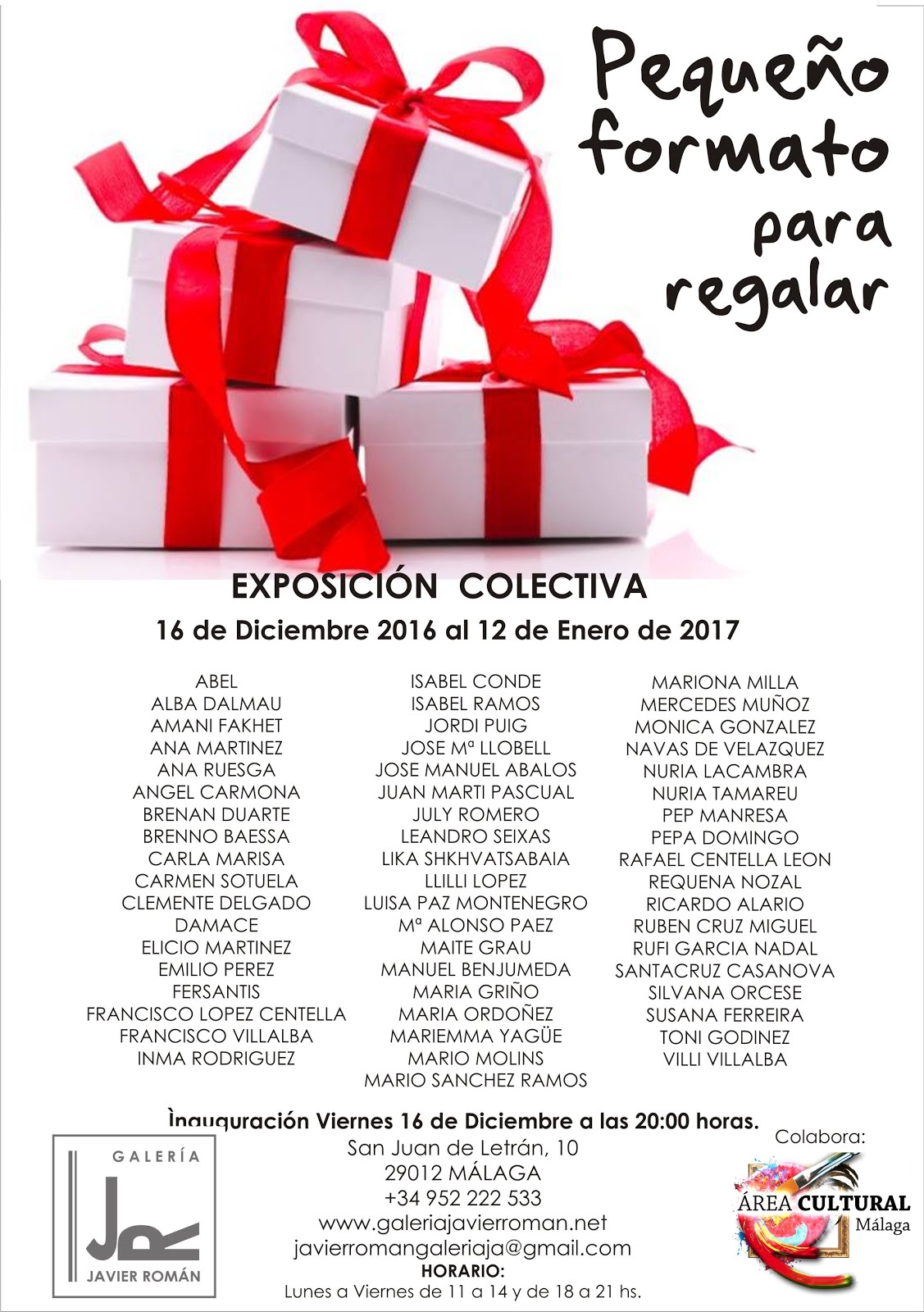 Galería Javier Román. Málaga
