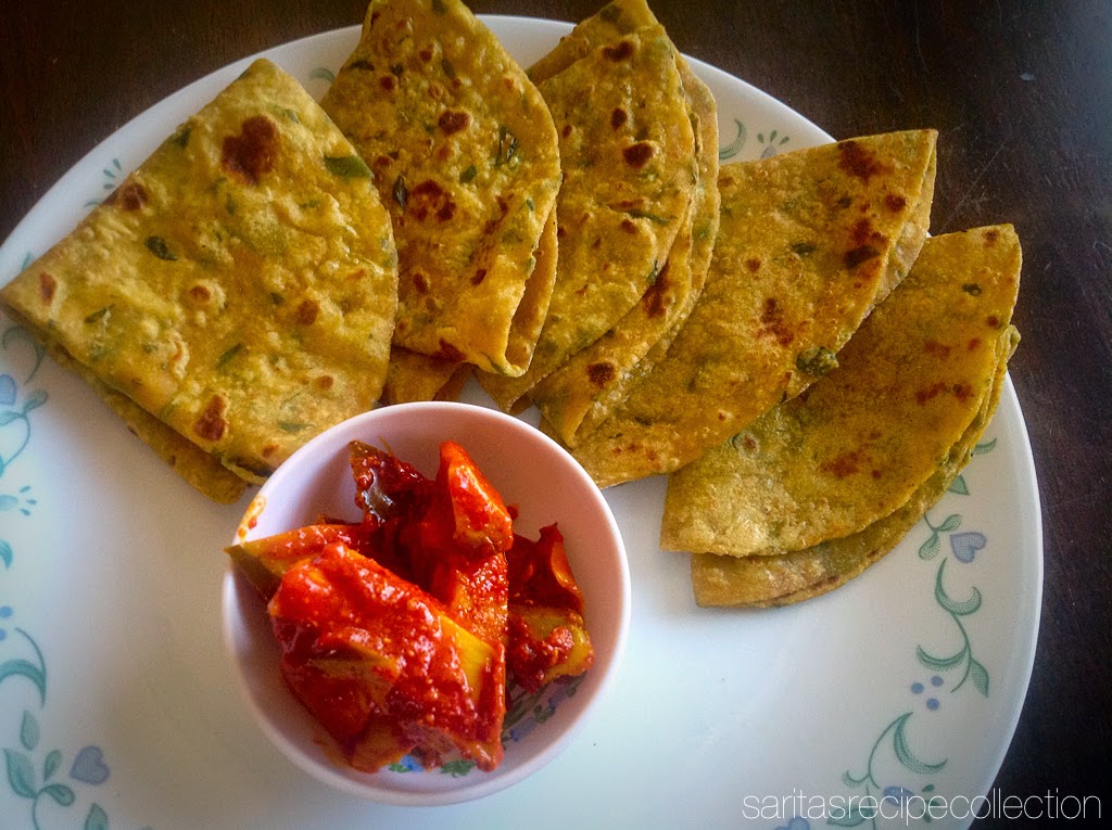 Tried and tested recipes from my kitchen Fenugreek Leaves Flatbread