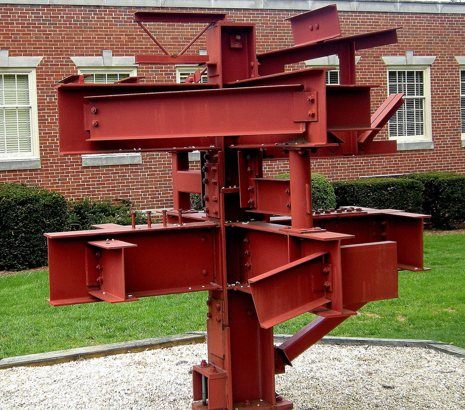 the mathematical tourist steel sculpture steelsculpture