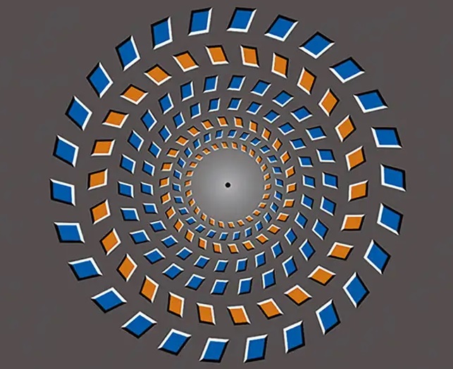 Iluzioni optik që Zbuloi Gabimin në Trurin e Njeriut me 15 milisekonda