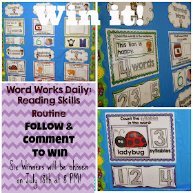 My Kindergarten Obsession : Word Works Daily: Reading Skills Routine
