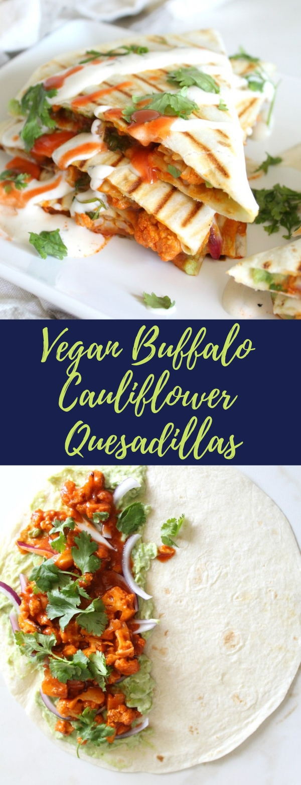 Vegan Buffalo Cauliflower Quesadillas Recipes News