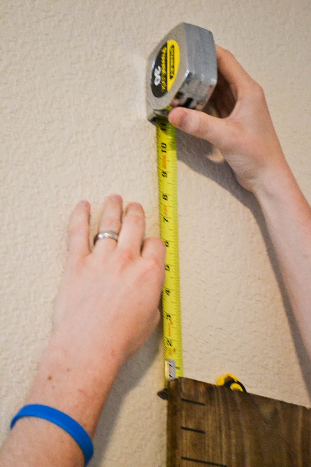 Our Love and Our Blessing: DIY Height Ruler for Our Toddler
