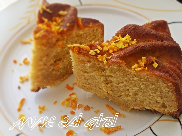 ANNE ELİ GİBİ….. PORTAKALLI ,FINDIKLI KEK