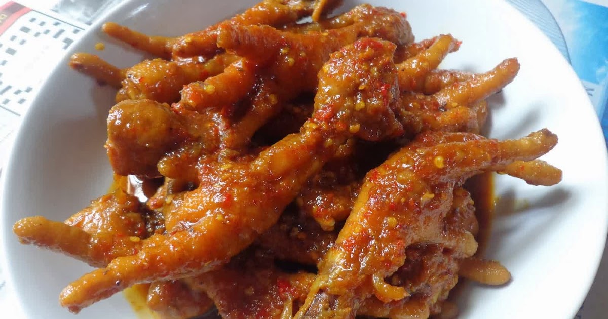 Aneka Resep Masakan Resep Ceker Ayam Mercon Pedas Mantap