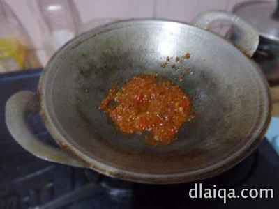 sambal telah matang