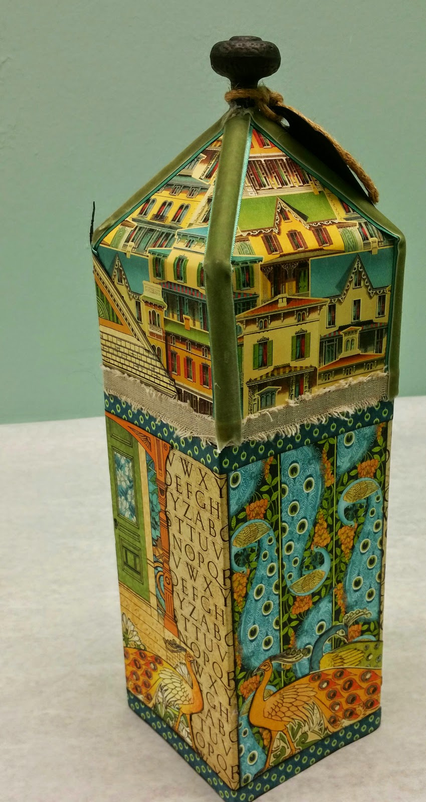 LEPcrafts Wine Bottle Gift Box Construction Tutorial