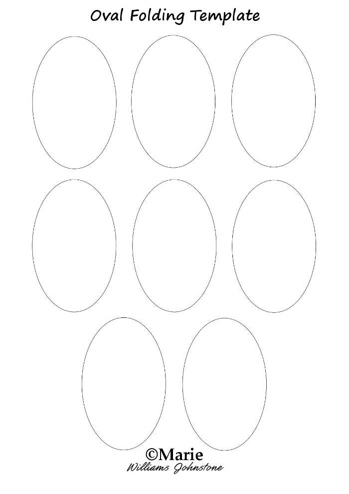 Oval Shape Template Printable Free