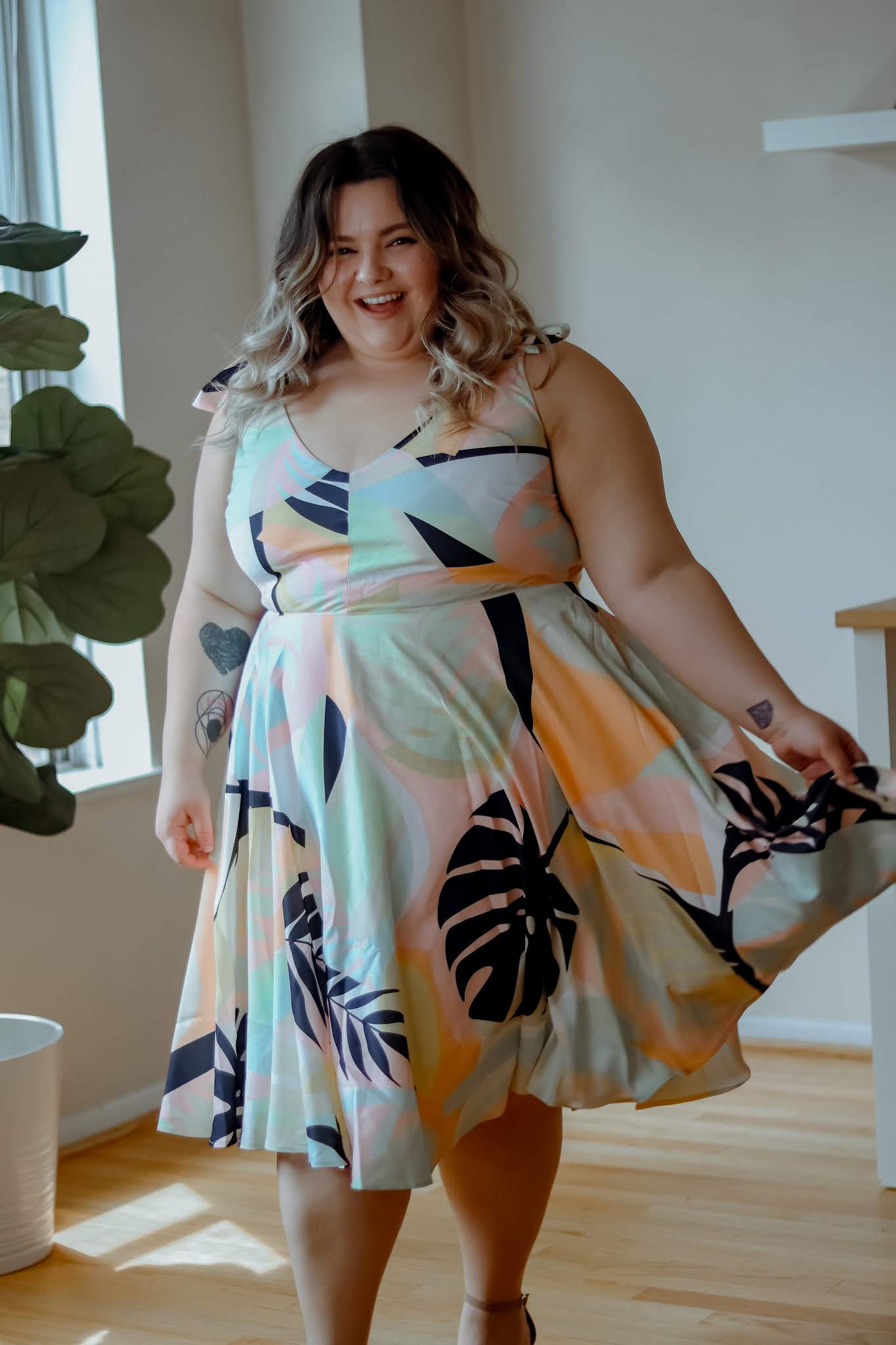 Chicago Plus Size Petite Fashion Blogger Natalie in the City reviews Hutch X Modcloth