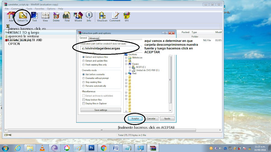 como descargar e instalar fuentes gratis paso a paso