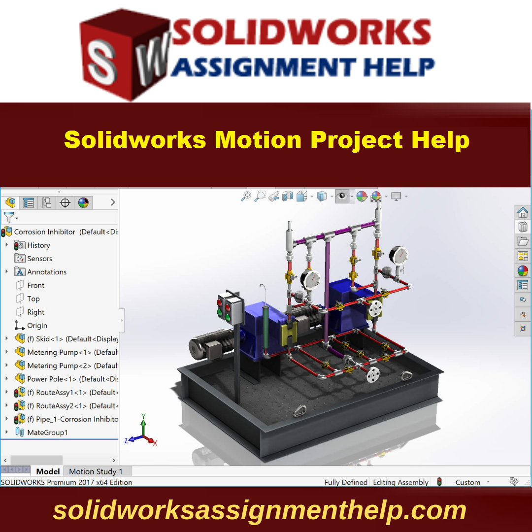Where to Get the Best Solidworks Motion Study Assembly Project Help?