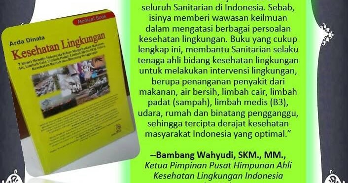 Cerita Mereka Yang Telah Baca Buku Kesehatan Lingkungan Dunia Kata Arda