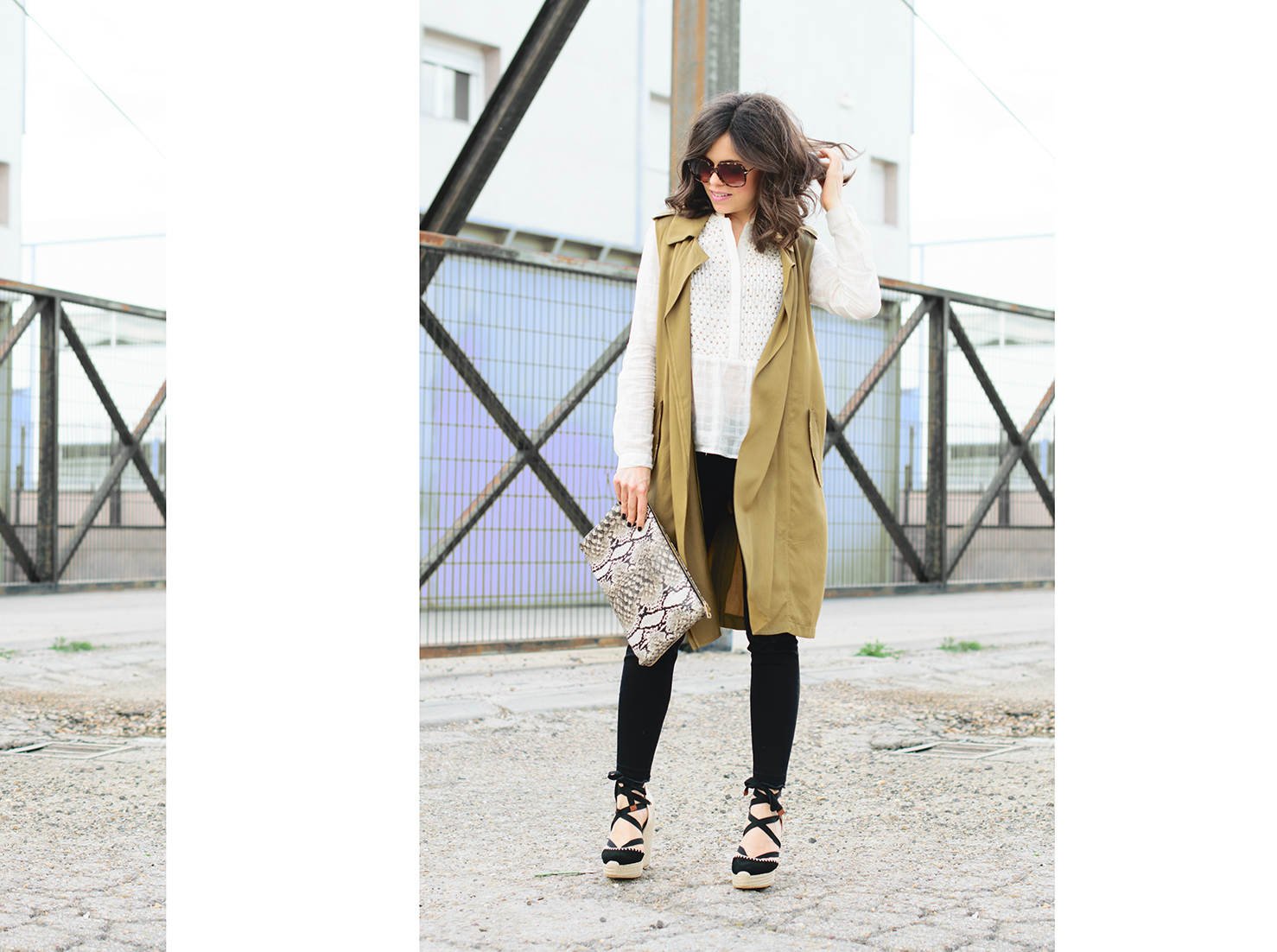 Look de ponteunostacones con cuñas negras de Zara