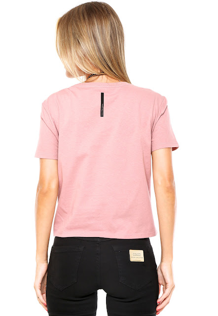 Moda Blusa Calvin Klein Jeans Cidades Rosê