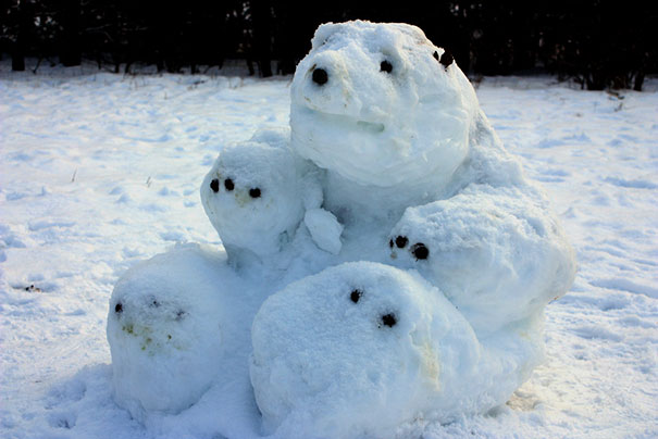 30 Of The Most Creative Snowmen You've Ever Seen