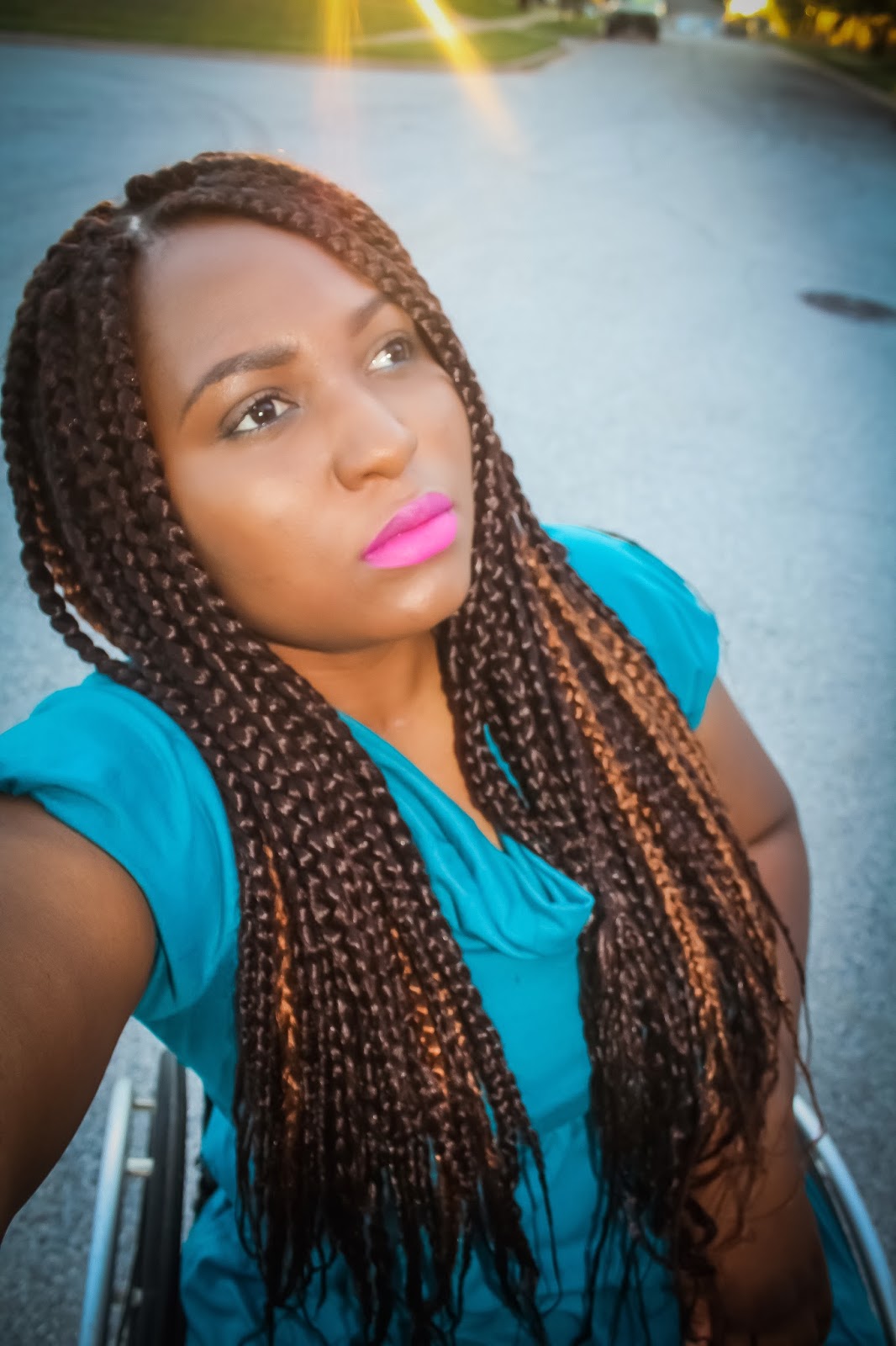 The Do It Yourself Lady DIY Box Braids I Did with Xpression Braiding
