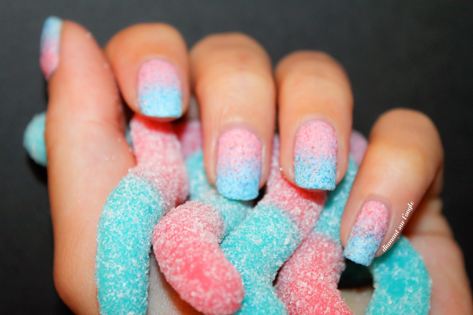 Sour Candy Inspred Nail Art