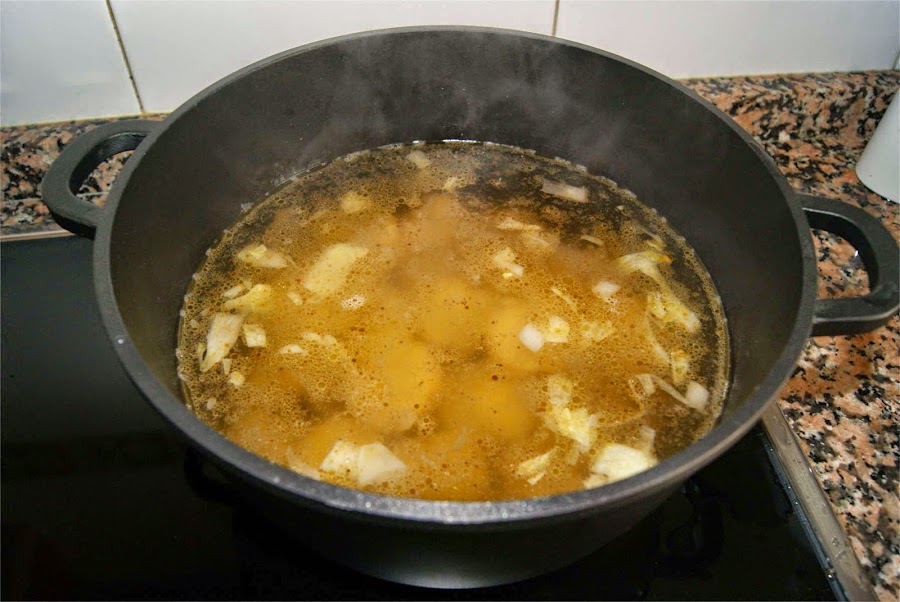 sopa de lentejas paso 3