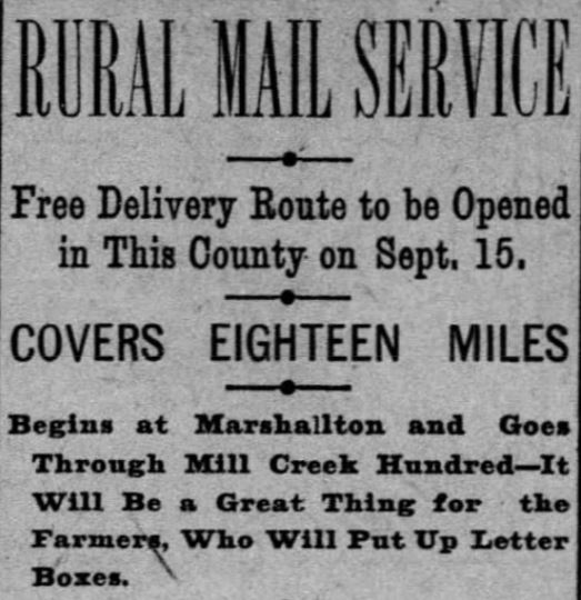 The Mill Creek Hundred History Blog Richard H. Williams Mill Creek