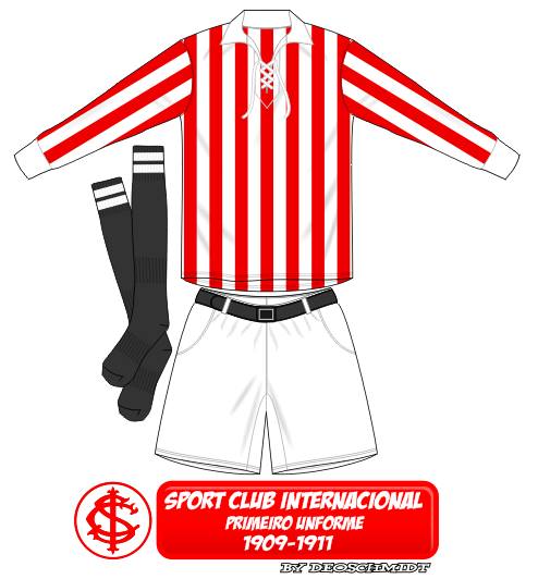 Primeiro uniforme do internacional Clearance
