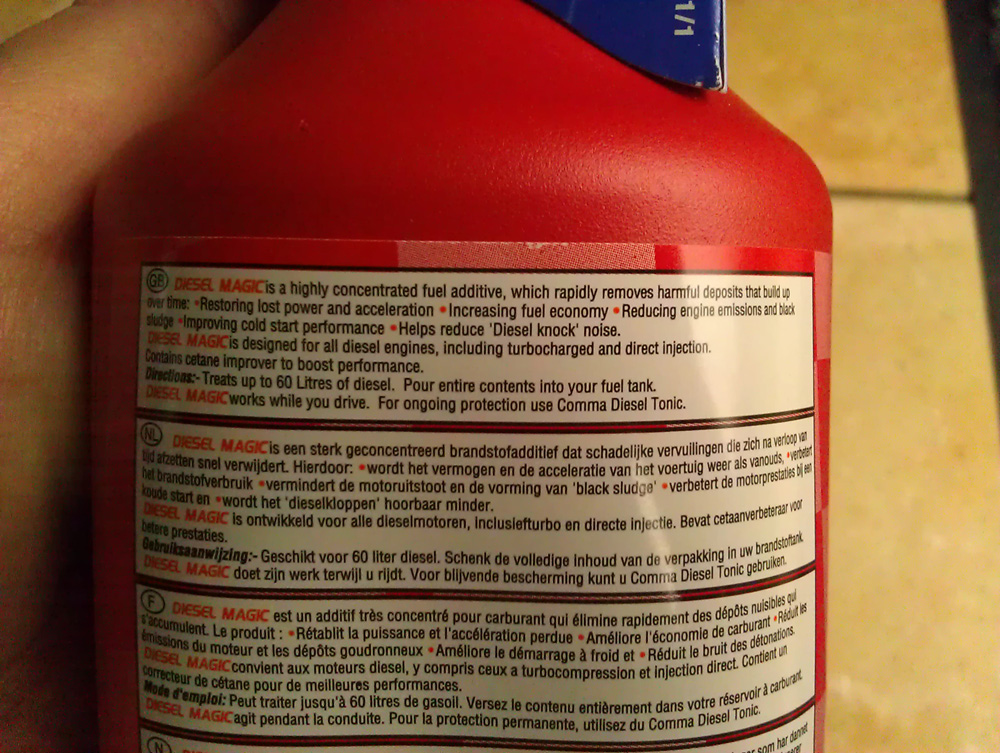 Comma Diesel Magic Fuel Treatment