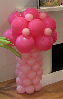 balon standing buah