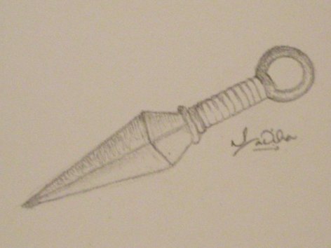 Кунай из стандофф рисунок poison