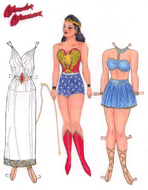 MORE PUPPETRY - Page 2: SUPERHERO Paper Dolls